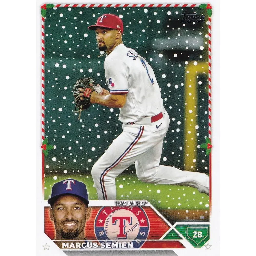 2023 Topps Holiday Marcus Semien H73 Texas Rangers